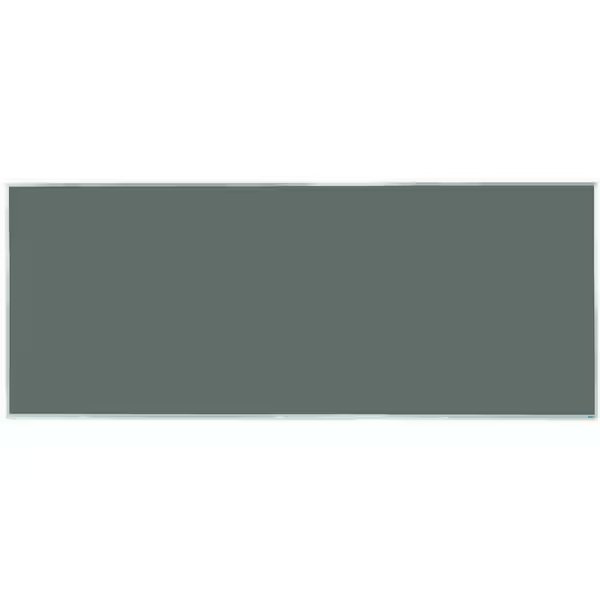 Porcelain on Steel Chalkboard Sating Anodize Aluminum Frame 48